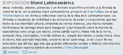 stand latinoamérica